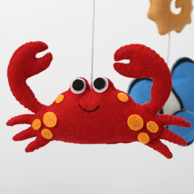 Ocean Mobile for Crib - Colorful Gender Neutral Ocean Crib