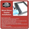 Midwest Hearth Wood Stove Replacement Gasket for Woodburning Stoves -