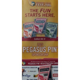 "2023" Set Of 3 Kentucky DERBY Festival Pegasus Pins