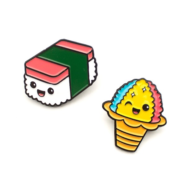 Pin Pin Pals - Enamel Pin Set (2 Pins Per