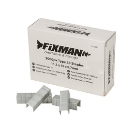 Fixman 337680 Type 53 Metal Dots, Silver, Set of 5000 Pieces (11.25 x 10 x 0.75 mm)