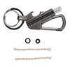 Match Bottle Opener Metal Keychain Multi Function Reusable Survival Lighter