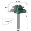 Bestgle 1/4" Shank 45 Degree Lock Miter Router Bit 1/2-inch