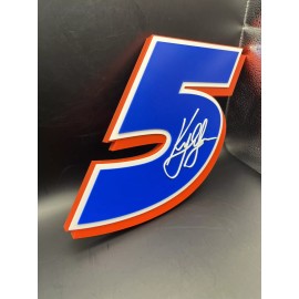 Kyle Larson 5 Logo Sign Display | 3D Wall Desk Shelf Art