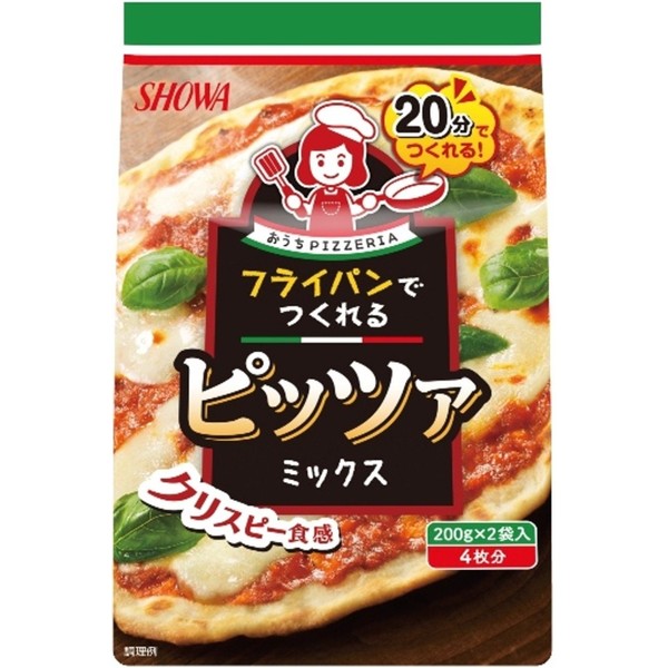 Showa Pizza Mix for Frying Pans, 14.1 oz (400 g)