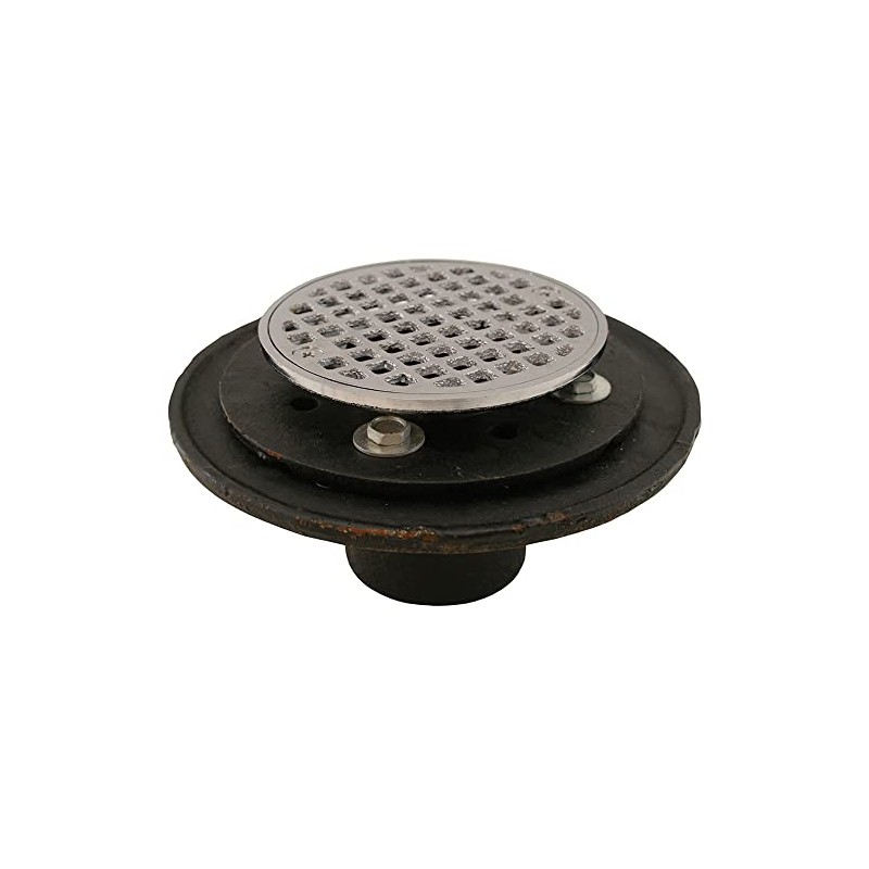 Jones Stephens D60205 2 No-Hub Cast Iron Shower Drain With