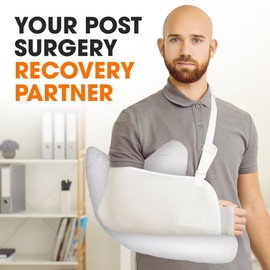 Cheer Collection Rotator Cuff Pillow (White) - Shoulder Surgery Pillow & Shoulder Support Pillow - Post Surgery Shoulder Pillow - Arm Pillow for Side Sleepers