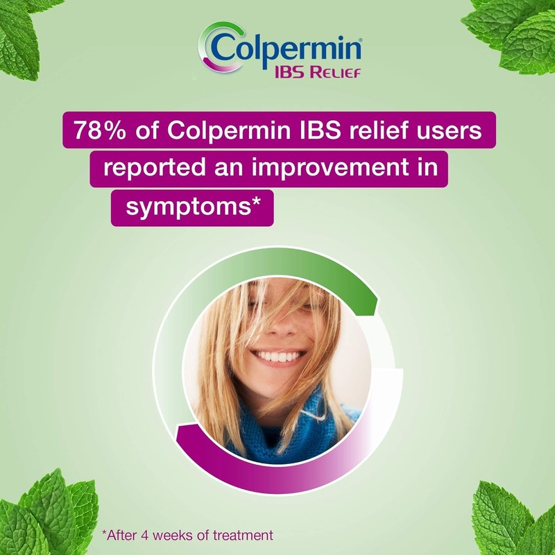 Colpermin IBS Relief - Peppermint Oil Capsules for Irritable Bowel