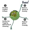 Fuzzl Eco Leather Super Sprout Natural and Tough Dog Toys