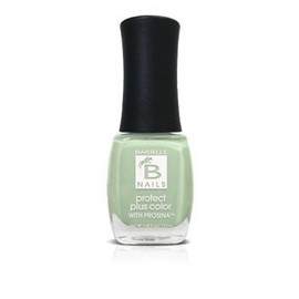Barielle Protect Plus Color Nail Polish - Mint Ice Cream Cone, A Creamy Light Mint Green Nail Color with Prosina .45 ounces