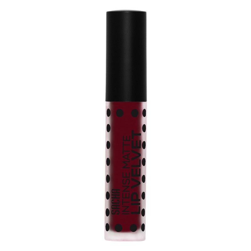 Sacha Cosmetics Intense Matte Lip Velvet Liquid Lipstick, Long-Lasting Velvet