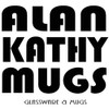 alankathy mug Set of 2 Monogram Beer Glass 16 oz