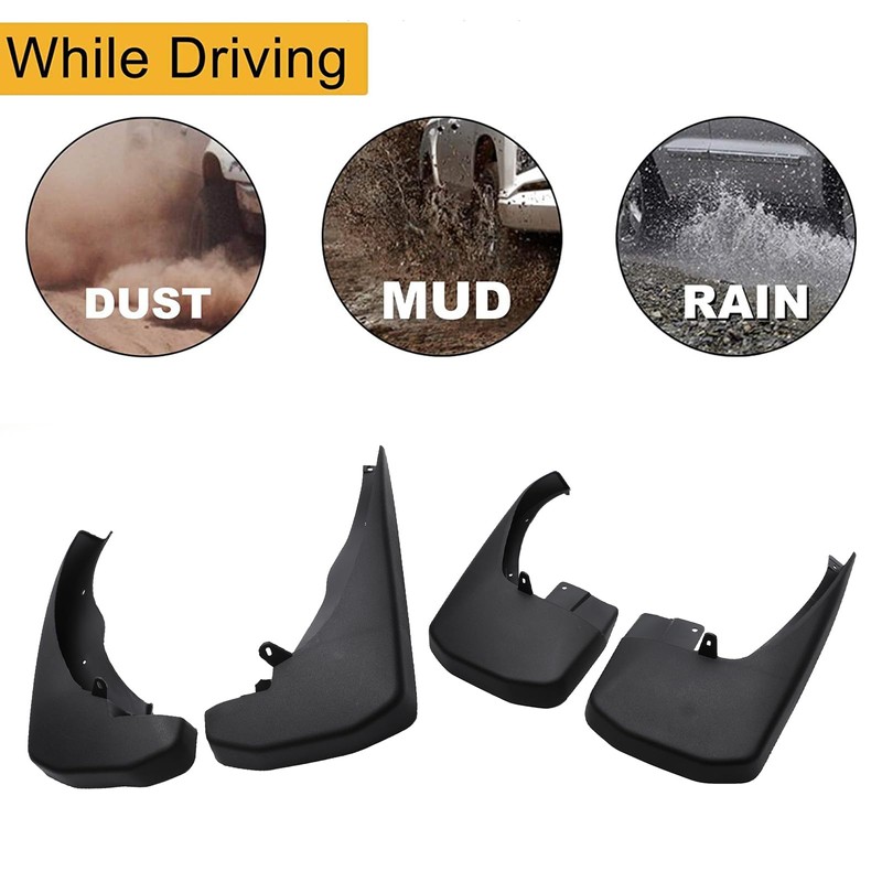 Kinwrdsn Frontier 2005-2022 2023 Pickup Mud Flaps - All Weather