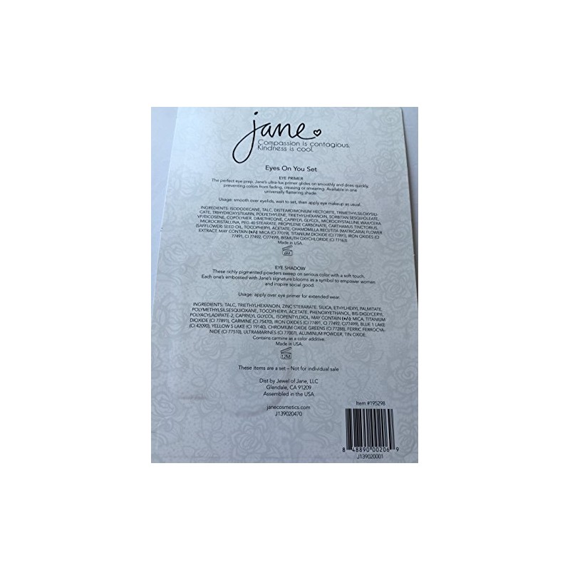 Jane Eyes On You 4 pc Eye Primer and Shadow