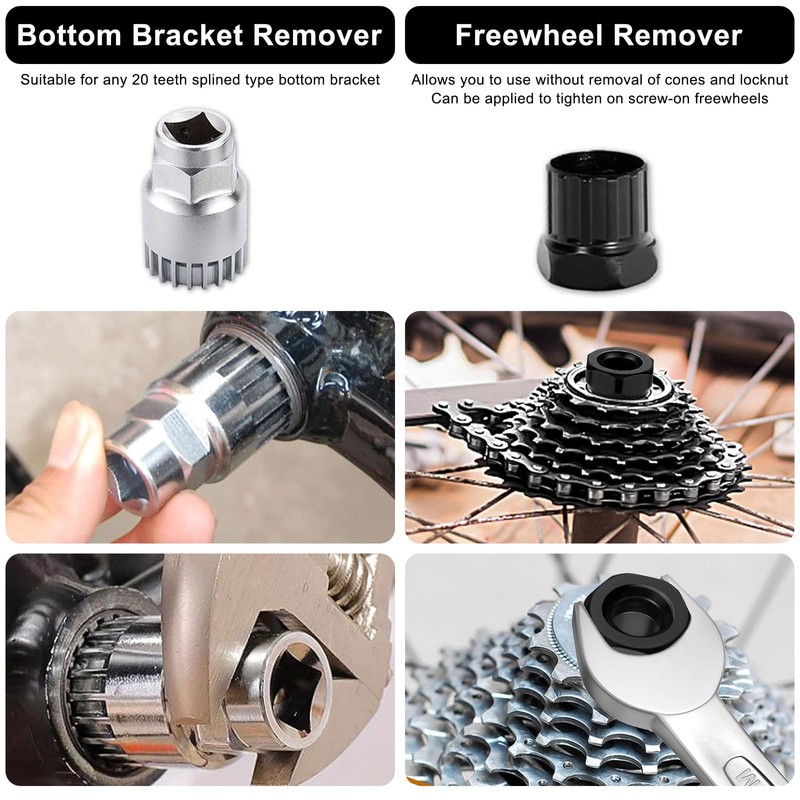 Bicycle Tool Set, 8-Piece Bicycle Chain Tool Set, Bicycle Repair