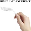 Set of 2 Feeding Utensils Including 1 Curved and 1