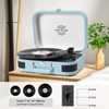 VINYLS LINK Vinyl Record Player 3 Speed ​​Bluetooth Turntable Belt