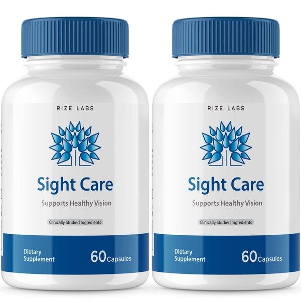 (2 Pack) Sight Care Capsules - Sight Care 20/20 Vision Vitamins Supplement Advanced Healthy Eye Ingredients Pro Supplements Pills Pastilla Sight Care Capsulas (120 Capsules)