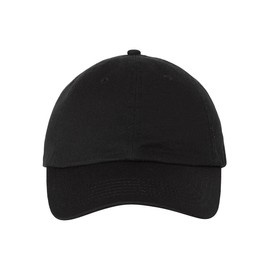 Valucap - Adult Bio-Washed Classic Dad Hat - VC300A - Adjustable - Black