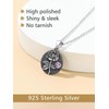 FindChic Sterling Silver Birth Flower Necklaces for Women Dainty November
