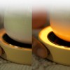 Electric Cup Warmer Constant Temperature 2 Modes LED Light Desk