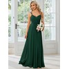 Ever-Pretty Ever-Pretty Women's Chiffon Adjustable Spaghetti Strap Deep V-Neck Backless