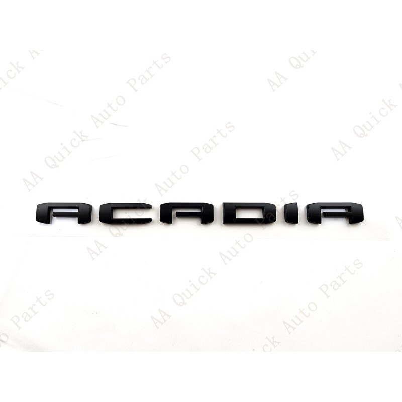 GMC 4PCS Matte Black Door Rear Tailgate Acadia AWD Letter