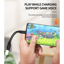 Zoyuzan USB-C to 3.5mm Headphone Adapter, 2 in 1, 60W Fast Charging, Upgraded DAC Chip, Supper Compatibility, What You Get