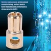 10 Pcs 6mm Banana Plug Gold Plated Male Connector Adapter