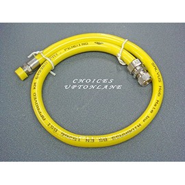 MIDBRASS SALVUS HOB MATE GAS HOB CONNECTING HOSE KITEMARK 649380 BSI APPROVED