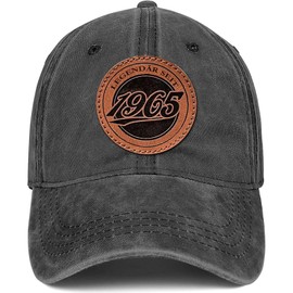 QUANMAITONG 40th Birthday Men's Cap Men's Gifts Birthday Gift For Men Caps Dad Grandpa Father's Day Gift 40th Birthday Men, 1965