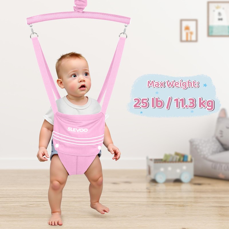 Slevoo Baby Jumper, Baby Doorway Jumper for Babies 6-12 Months,