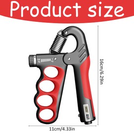 Dryxog Hand Trainer Finger Trainer Expander Fitness Strength Training Equipment Hand Counter Grip Strength Grip Aids Strength Training Equipment Habteln Forearm Hand Strength Sports Equipment Home