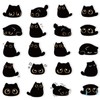 80 Cute Black Cat Meme Stickers for Phone, Computer, Laptop,