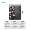 SSIMOO Spa Stone and Rose Flowers Desk Computer Pad-Gaming Computer