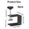 Drawer Front Installation Clamps, 4 Pcs Universal C Clamp Cabinet