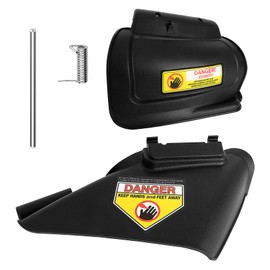 DICOOL 731-07131 Side Discharge Chute & 987-02516A Hinged Mulching Plug Assembly - Compatible with MTD Craftsman Troy-Bilt TB110, TB230, TB130 Lawn Mowers, Replacement for 731-7131 Easy Installation