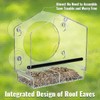Jarkyfine Jarkyfine Window Bird Feeder - Clear Window Bird Feeders