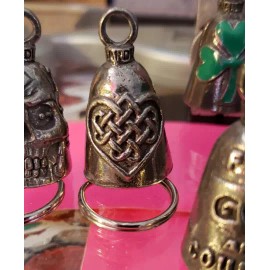 Guardian Bells Celtic Heart Guardian Bell Pendant Lucky Charm