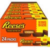 REESE'S Milk Chocolate King Size Peanut Butter Cups, Candy Packs,