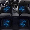 Darisoco Blue Bling Sea Turtle Tie-dye Car Floor Mat Front