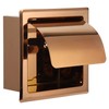 Embedded Style Toilet Paper Holder Stainless Steel Paper Towel Holder