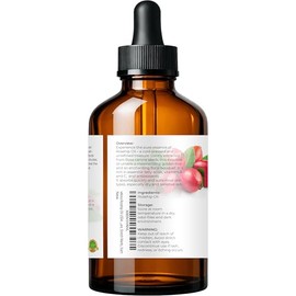 velona Rosehip Oil USDA Certified Organic - 4 oz | 100% Pure and Natural Carrier Oil| Unrefined, Cold Pressed, Hexane Free | Moisturizing Face, Hair, 