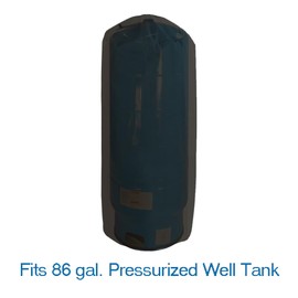 YardJoyliz Round Water Pressure Tank Cover for 86 gal. Pressurized Well Tank Waterproof Heavy Duty Outdoor Covers, Black