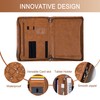 Link Luck Portfolio Organizer - 3 Ring Binder with Zipper,