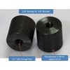 1/4" Female Thread Conversion Adapter Barrel Nut Aluminum Alloy Conversion