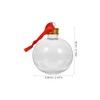 Baluue Christmas Drink Balls 10pcs Fillable Xmas Tree Clear Baubles