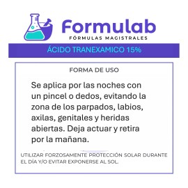 Ácido Tranexamico 15% Crema 100gr