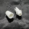 Strain Relief White Thread M10 x 1 + Hex Nut