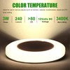 Homdec 12 Volt LED Ceiling Dome Light, 3'' LED RV